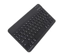 Bewinner AZERTY - Tastiera Bluetooth senza fili francese, 25,4 cm, sottile, portatile, impermeabile e antipolvere, interruttore a forbice, design moderno nero per telefono, tablet, laptop, PC
