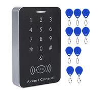 Bewinner Bewinner di Controllo Accessi per Porte Tastiera con Password per Sicurezza Domestica in Fabbrica per Ufficio PVC Argento + 1 Confezione