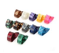 Bewinner Bewinner Plettri per Pollice in Celluloide, Confezione da 12 Pezzi, per Chitarra, Aspetto Lucido per un Suono Meraviglioso, Regalo per Appassionati di Chitarra/principianti per Vari