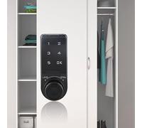 Bewinner Blocco Password Tastiera Touch per Armadietto, Serratura con Codice di Accesso di Sicurezza Elettronico Digitale con PIN Falso, Armadietto Codificato Senza Chiave ABS per Palestra Scuola