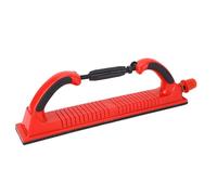 Bewinner Blocco per Levigatura Manuale Longboard con Raggio Regolabile con Estrazione dei Detriti, Levigatrice Rossa 400x70 Mm per Riparazioni Auto per la Lavorazione del Legno del Muro a Secco -
