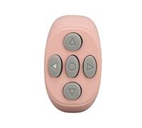 Bewinner Bluetooth 5.3 Smart Ring Controller Girapagina Remoto Wireless per TikTok Scorri Come |Pulsante di Otturatore Video Selfie a LED Ricaricabile per la Lettura (PINK)