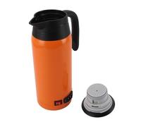 Bewinner Bollitore per Auto Elettrico 12V 24V a Ebollizione Rapida 800ml Scaldabagno per Auto a Doppia Tensione in Acciaio Inossidabile per Camion Aziendali - Acciaio Inossidabile 304 Isolato,
