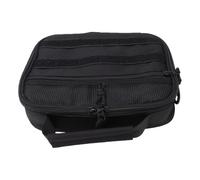 Bewinner Borsa da Toilette Grande da Uomo, Organizer da Appendere, Leggero, da Viaggio, Bagno, Campeggio, Palestra, in Tessuto Oxford con Gancio, Maniglia Laterale in Metallo, Nera