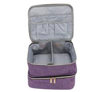 Bewinner Borsa Portatile per Smalti per Unghie, Contiene 30 Bottiglie e Lampada per Manicure, Custodia in Tela di Grande capacità per Manicure, Organizer Antipolvere e Multiuso