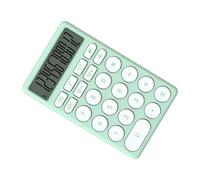 Bewinner Calcolatrice Cartoon per Bambini, Calcolatrice Elettronica Tascabile con Ampio Display, Mini Portatile per Scuola, Ufficio, Casa, Piccola e Simpatica da Tavolo con Silenzioso (GREEN)