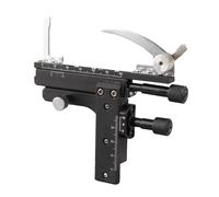 Bewinner Calibro da Palco Mobile X-Y Meccanico Professionale Collegabile con Scala per Microscopio, Sostituzione Accessori Microscopio, Alta Precisione, Facile da Installare 11,5 X 12,5 Cm