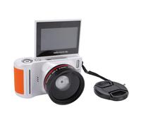 Bewinner Camera Digitale 4K per Fotografia, Fotocamera da Vlogging WiFi Autofocus da 64 MP con Schermata a Fogli Mobili da 3 Pollici a 180 °, 18X Digital Zoom Anti Shake Travel Cam (WHITE)