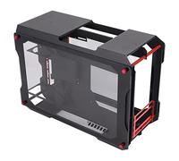 Bewinner Case per Computer Mid Tower, Chassis per Desktop Mini Completamente Trasparente Supporto per la Dissipazione del Calore Aperto Case per Computer della Scheda Madre M-ATX per