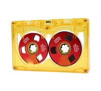 Bewinner Cassetta Vuota per Registrazione su Entrambi i Lati da 50 Minuti con Effetti Visivi Ideali per Registrazioni Musicali, Rock e Hip Hop, Custodia in ABS di Alta qualità