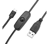 Bewinner Cavo di Alimentazione per 3/2 / B/B + / A - Cavo di Ricarica Micro USB per Moduli - Lunghezza 1M, con Interruttore ON/off