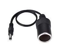 Bewinner Cavo di prolunga per Presa accendisigari per Auto DC 5.5 x 2.1mm Spina per accendisigari da Auto Accendisigari Femmina Cavo di Alimentazione