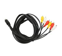 Bewinner Cavo Mini DIN da 9 Pin a 6, Cavo Composito Video Composito con Segnale Chiaro e Stabile per Videocamera Digitale, TV, Ricevitore AV, Lettore DVD, Monitor - Materiale PVC Resistente, Plug