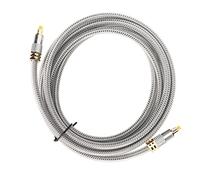 Bewinner Cavo Ottico Digitale Professionale Placcato Oro 24K, Cavo da 9,8 Piedi per TV, Soundbar, DVD, Home Theater, Bassa Attenuazione e Fibra Ad Alta densità (#4)