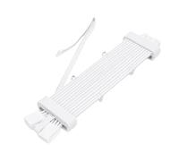 Bewinner Cavo PSU ARGB con Effetto Luce Meteora - 120 Perle 16,8 Milioni di Colori 3D SYNC, Striscia LED Flessibile in Silicone per GPU e Scheda (Controller SK3 Nero)
