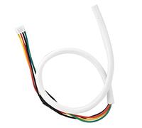 Bewinner Cavo Rotondo Flessibile in Rame Bianco Rotondo 30 M, 0,5 mm², a 4 Conduttori, per Citofonico Videocitofono, Connettori Precollegati con 2 Backup