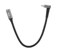 Bewinner Cavo USB C 3.2 Maschio a Femmina, Cavo Prolunga USB C Ad Angolo Retto 100 W PD 10 Gbps 4K 60 Hz per Console di Gioco Steam Deck, di Ricarica 3.2 Lega di Alluminio (25CM)