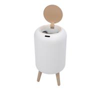Bewinner Cestino per Rifiuti da con Sensore Intelligente in Plastica Senza Contatto per da Bagno - Design Moderno Nordico (WHITE)
