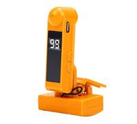 Bewinner Clicker Automatico per Telefono, 1-99 Al Secondo, Tapper (ORANGE) | Batteria Integrata da 150 MAh, Display di Stato a LED, Connessione Fisica a Morsetto, Alloggiamento in ABS, Testina a in