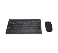 Bewinner Combinazione Tastiera e Mouse Wireless Doppia modalità, Set Ricaricabile Bluetooth 5.0 2.4G, Design Ultra Sottile e Compatto a 78 Tasti per PC, Laptop, Tablet, Telefono, Tasti a