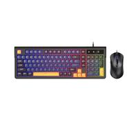 Bewinner Combo Tastiera e Mouse da Gioco Retroilluminati RGB, Layout Compatto Anti-ghosting a 98 Tasti con Tastierino Numerico e 7200 DPI Cablato, USB Plug and Play, Set Tastiera e Mouse (Insieme
