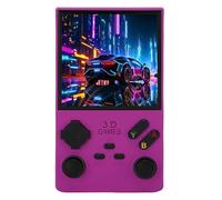 Bewinner Console di Gioco Portatile da 4 Pollici con Scheda di Memoria da 256 GB e Batteria da 4000 MAh per Giochi retrò Portatili Tascabili in Movimento (PURPLE)
