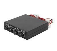 Bewinner Controller della Ventola di Raffreddamento del PC Controller di velocità PWM Multifunzionale 4 Gruppi di Ventole Regolati Liberamente e Addio al Rumore