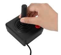 Bewinner Controller Joystick Analogico 3D retrò Classico per 2600, 7800 - Joystick Ergonomico a 4 Vie con Pulsante Operativo, Interfaccia a 9 Pin, Controllo di Gioco ABS Resistente all'usura