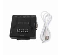 Bewinner Convertitore Componente RGBS VGA SCART a YPBPR per SFC N64 MD, Supporto Convertitore Video 480i 480p 576i 576p 720p 1080i