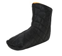 Bewinner Copriputter da Magnetico, Coprimazza da Impermeabile a Forma di L in PU con Chiusura Magnetica, Interno in Peluche Spesso per Protezione, Accessorio da per Uomo Donna (BLACK)