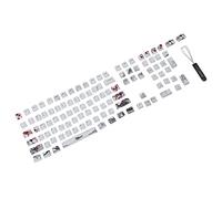 Bewinner Copritasti PBT 110 Tasti Sublimazione su 5 Lati Set di Copritasti Inglese Russo per Tastiere Ottiche Meccaniche, Design a Parete Ultra Spessa Compatibile con Tastiere 60/87/104/108,