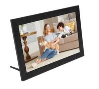 Bewinner Cornice Digitale da 13,3'' con Touch Screen LCD 1280x800, Cornice Digitale WiFi da 32 GB, Montaggio su Tavolo e Parete, Condivisione di Immagini Video Tramite App (Spina europea)