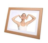 Bewinner Cornice Digitale WiFi da 13,3 Pollici, Display per Foto Intelligente Touchscreen HD Cornice Elettronica con Sensore di gravità di Archiviazione da 32 GB con Condivisione (Spina europea)