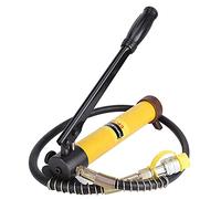 Bewinner Cric Idraulico 10T con Pompa Manuale, Martinetto a Telaio Corto da 10 Tonnellate per Riparazione Auto, Set di Attrezzi di Sollevamento Portatili con Maniglia in Acciaio, Martinetto con Pompa