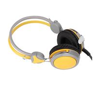 Bewinner Cuffie da Gioco Suono Chiaro con Cancellazione del Rumore Cuffie Stereo Ergonomiche Cablate per Giochi per Computer per PC Studio da Ufficio Altoparlante ABS 40 Mm/1,6 Pollici, Scena (YELLOW)