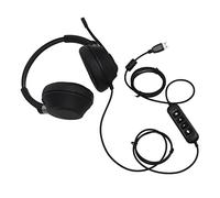 Bewinner Cuffie da Gioco USB con Microfono per PC, Cuffie per Computer con Cancellazione del Rumore, Muto e Controllo del Volume, Binaurali Cablate per Call Center, Laptop, Consulenza Telefonica