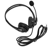 Bewinner Cuffie per Servizio Clienti Cuffie Binaurali Vivavoce per PC con Cancellazione del Rumore con Microfono per Telefono Vendite Call Center - Stereo con Cavo da 3,5 Mm/USB per Desktop (Modello