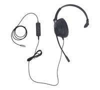 Bewinner Cuffie Telefoniche Mono Spina USB C con Microfono con Cancellazione del Rumore, Connettore da USB C a da 3,5 Mm Cuffie per Servizio Clienti con Controlli in per PC Laptop Tablet Call Center