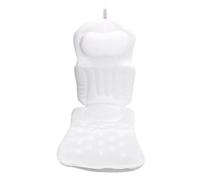 Bewinner Cuscino da Bagno per Tutto il Corpo con Ventose Supporto Testa Collo, Cuscino per Vasca da Bagno in Rete Ad Alta elasticità 4D Antiscivolo per Vasca da Spa Supporto Collo Vita Sollievo