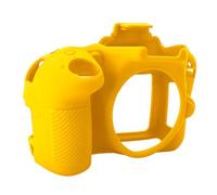 Bewinner Custodia per Fotocamera in Silicone per D3300 D3400, Custodia Protettiva Morbida in Silicone per Pelle Antigraffio Leggera, per Fotocamera con Impugnatura Antiurto (YELLOW)