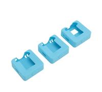 Bewinner Custodia Protettiva in Silicone da 3 Pezzi per Microfono Wireless Go II, Copertura in Silicone Antiurto per Microfono, Custodia Protettiva Antipolvere a Copertura Totale per Ricevitore e