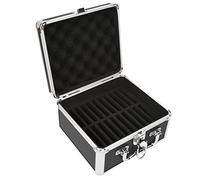 Bewinner Custodia protettiva per disco rigido, custodia protettiva in EVA con 20 alloggiamenti per unità, custodia per HDD antiurto con blocco di sicurezza per dischi rigidi da 2,5 pollici