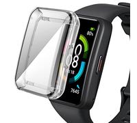 Bewinner Custodia Protettiva Universale per Schermo in TPU, Compatibile con Band 6, Band 6/7/6Pro - Flessibile, Durevole, Ad Alta sensibilità, Installazione Senza (Trasparente)