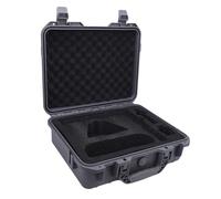Bewinner Custodia Rigida per Mini Piatto, Scatola Portaoggetti Antipioggia IP67 Grigio Chiaro con Guscio in EVA e ABS Antiurto, Interno Imbottito e Comoda Maniglia