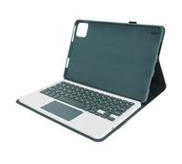 Bewinner Custodia Tablet con Tastiera per Mi Pad 6 Pro 11 Pollici 2023, Tastiera Wireless con Trackpad, Copertura del Supporto in Pelle PU (verde scuro)