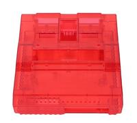 Bewinner Custodia Trasparente in Materiale ABS Adatta per Console di Gioco retrò Versione USA con Processo di Installazione Semplice per gli Appassionati di Giochi retrò (Rosso trasparente)