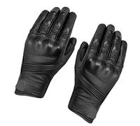 Bewinner da Moto da Uomo in Pelle Intera, da Equitazione Antiscivolo per la Stagione Fredda con Pollice Rinforzato e Palmo Traspirante per Ciclismo, Fitness (XL)