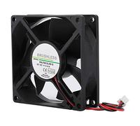 Bewinner DC12V 0,51A 8CM Ventola di Raffreddamento 2Pin 80x80x25mm Ventola per Case del Computer Volume d'aria Elevato 46,62 CFM Doppio Cuscinetto a Sfera Silenzioso Dispositivo di Raffreddamento