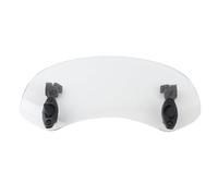 Bewinner Deflettore Aria Spoiler Parabrezza Moto, Estensione Parabrezza Regolabile Universale, Deflettore Trasparente Guida più (Piccolo stile trasparente)