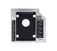Bewinner Disco Rigido in Alluminio Sata HDD Ssd da 9,5 Mm Adattatore per Dvd, Universale 2 ° Hard Drive Caddy Optical bay per Laptop, Supporta Gli Standard di Trasmissione Sata-I/Sata-II/Sata-III.